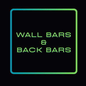 Upright wall bar with led lighting, glass shelving, fitted tv, soundbar and double fridge