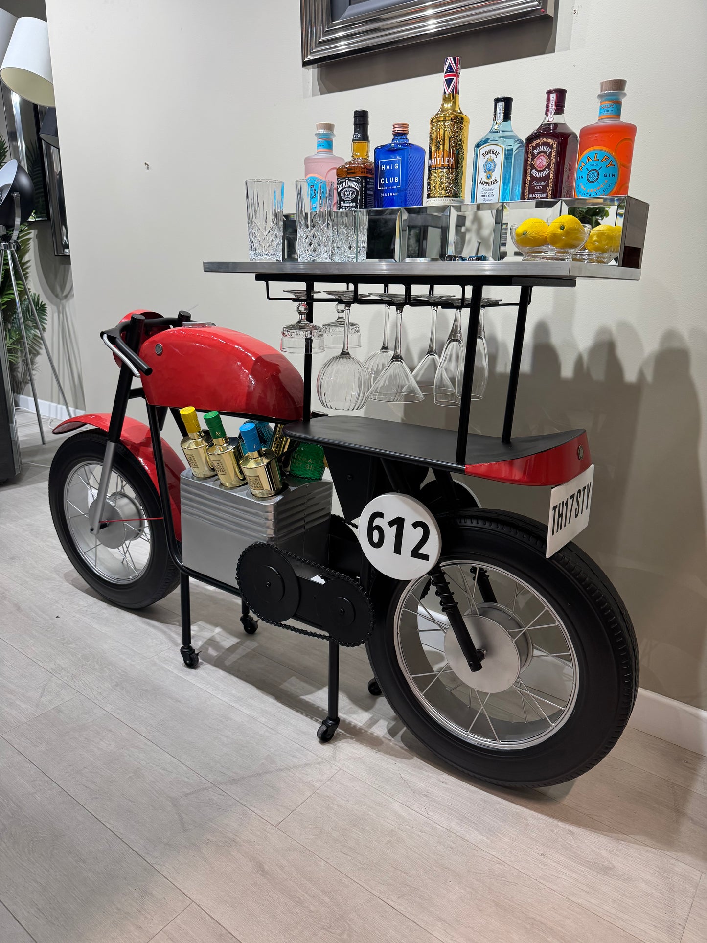 Novelty Motorcycle Bar