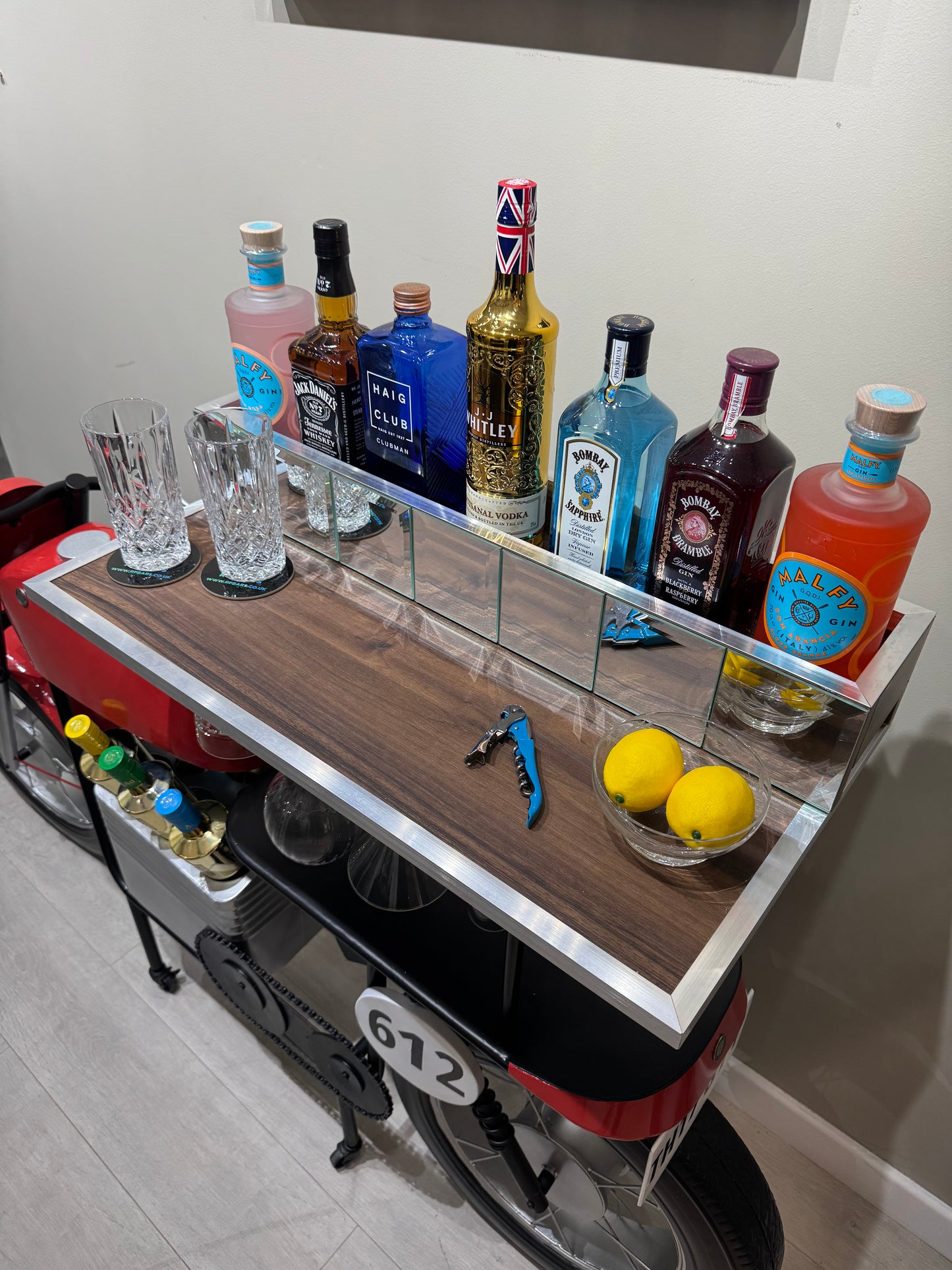Novelty Motorcycle Bar