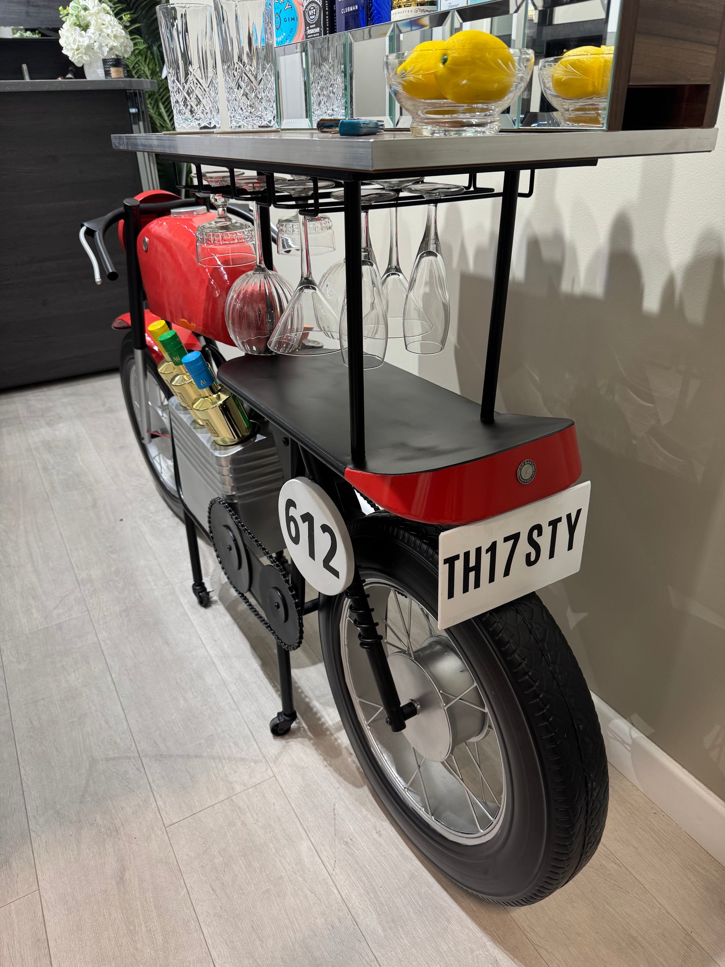 Novelty Motorcycle Bar