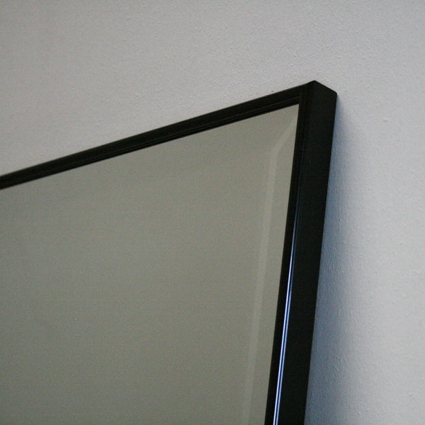 Aluminio Black | Full Length Leaner Metal Mirror 184 x 62cm