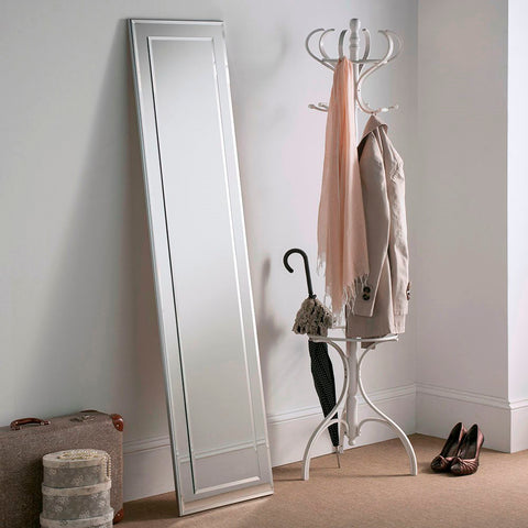  Double layer bevelled silver mirror