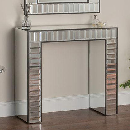 St. Tropez Console Table & Mirror Set | Black freeshipping - RP Bars